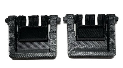 3D Printed HyperX Keyboard Replacement Feet - Inner &amp; Outer Feet (Pair of 2) — 3D printed replacement part (photo 1)