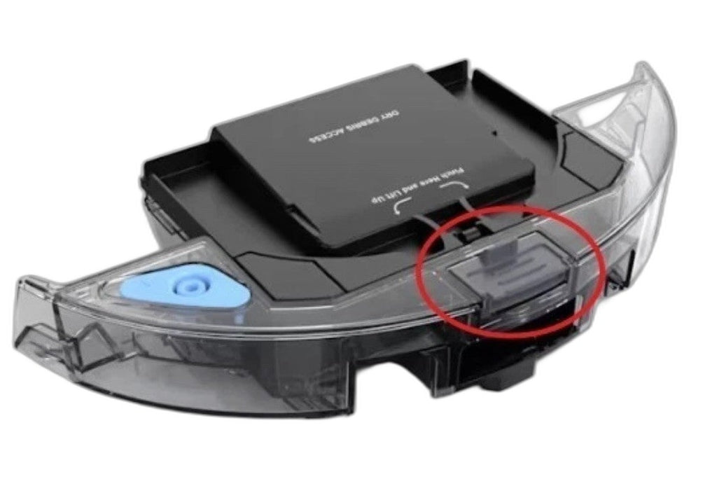 3D Printed Shark Matrix Dust Bin Clip Button Replace RV2400 RV2610 AV2610 Vacuum — 3D printed replacement part (photo 1)