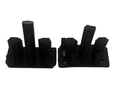 3D Printed Whirlpool Dishwasher Dishrack Rail Stop WPW10323189 — 2 Pack PETG — 3D printed replacement part (photo 1)
