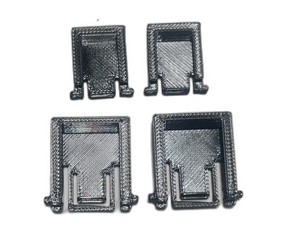 3D Printed Keychron K8 Keyboard Replacement Feet PETG - Inner/Outer/Complete Set — 3D printed replacement part (photo 2)