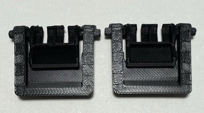 3D Printed HyperX Keyboard Replacement Feet - Inner &amp; Outer Feet (Pair of 2)