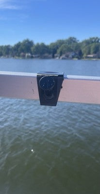 3D Printed Pontoon Boat Rail Hook For Towel Hats Bags Shirts - 1 1/4 Inch Rail