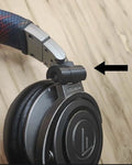 3D Printed ATH-M50 M50x Headphone Hinge Fix 2 Pack PETG Snap On Repair