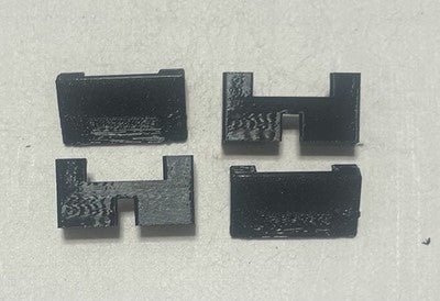 3D Printed Skullcandy Crusher Wireless Hinge Repair 2 Pack Black PETG Fix