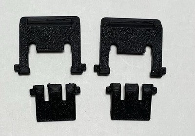 3D Printed HyperX Keyboard Replacement Feet - Inner &amp; Outer Feet (Pair of 2)