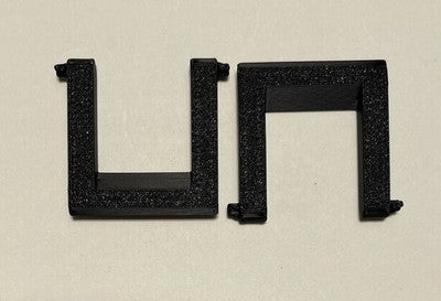 3D Printed Logitech Ergo K860 Keyboard Replacement Feet PETG - Outer &amp; Inner 2pk