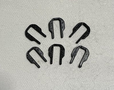 3D Printed Miele Dishwasher Tray Roller C Clip - Heat Resistant Replacement 6PC
