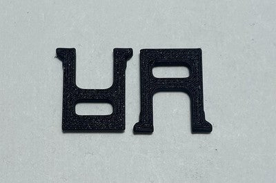 3D Printed Logitech K100 Keyboard Replacement Feet PETG