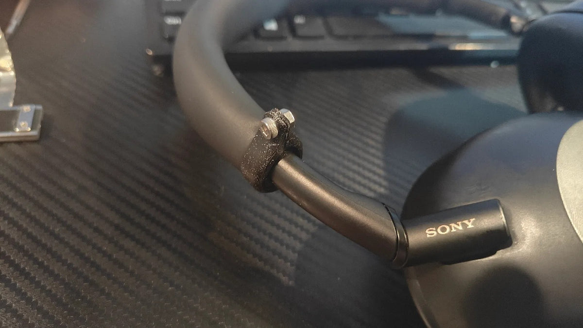 3D Printed Sony WH-1000XM6 Hinge Repair Kit Complete Fix Both Sides PETG