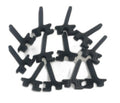 3D Printed IKEA SKADIS Pegboard Hook Lock Retainer TIGHT FIT - Keys Small Items - 10 Pack