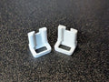 3D Printed iRobot M6 6110 Braava Jet Robot Mop Lid Latch Catch Clip White/Black
