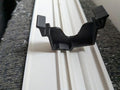 3D Printed Levolor Valance Clip Style B Faux Wood Blind White Black