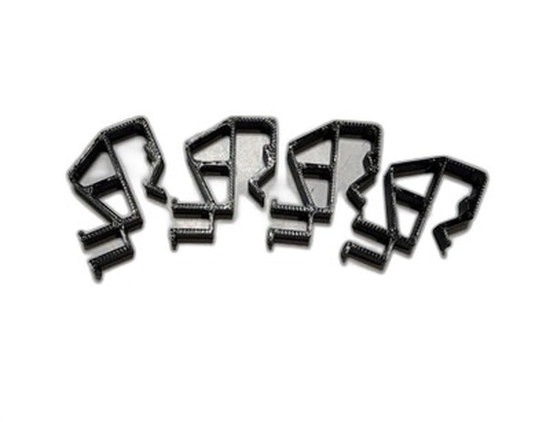 Home Decorators Collection Faux Wood Blind Valance Clip Black PETG