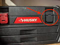 Husky Mechanics Tool Box Lid Latch Replacement Multi-Size Black PETG