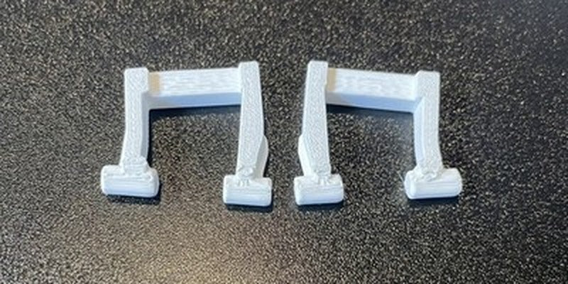 Tandy 2500SX Flip-Out Pair Keytronic 3000 Keyboard Replacement Feet Legs