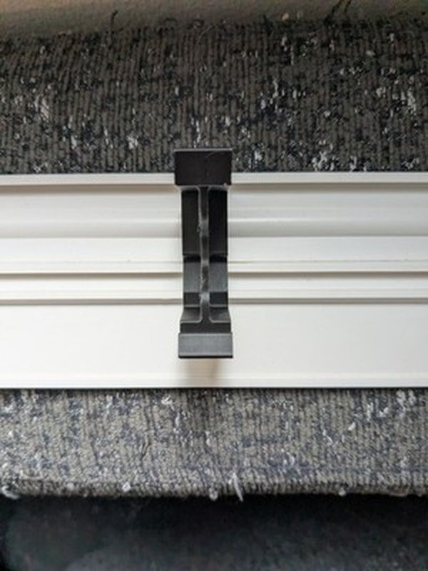 3D Printed Levolor Valance Clip Style B Faux Wood Blind White Black