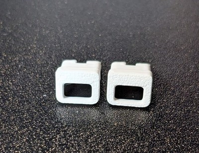 3D Printed iRobot M6 6110 Braava Jet Robot Mop Lid Latch Catch Clip White/Black